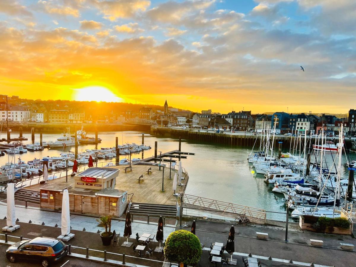 La Dunette - Splendide Vue Port Avec Les Bateaux Dieppe Bagian luar foto