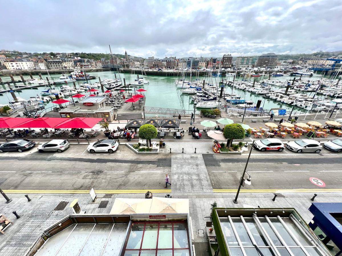 La Dunette - Splendide Vue Port Avec Les Bateaux Dieppe Bagian luar foto