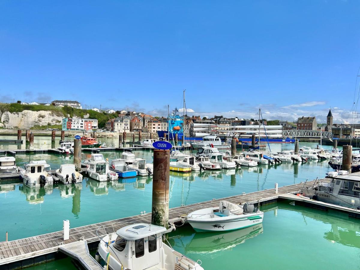 La Dunette - Splendide Vue Port Avec Les Bateaux Dieppe Bagian luar foto