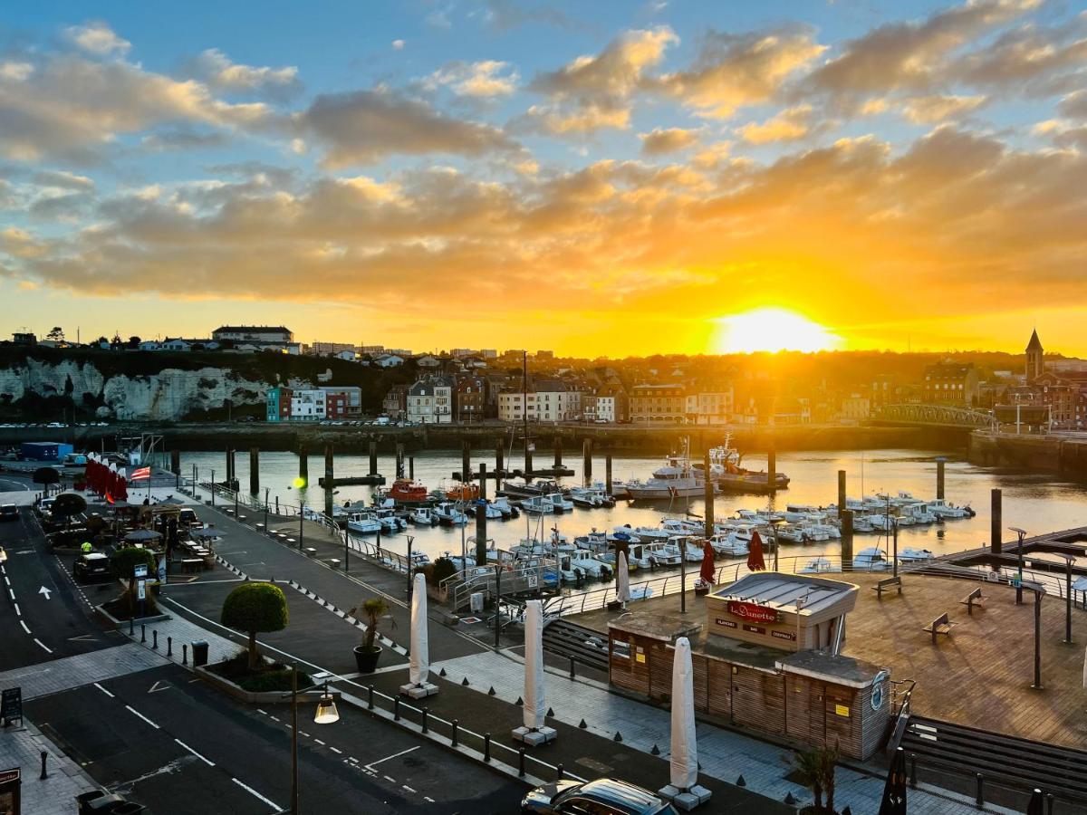 La Dunette - Splendide Vue Port Avec Les Bateaux Dieppe Bagian luar foto