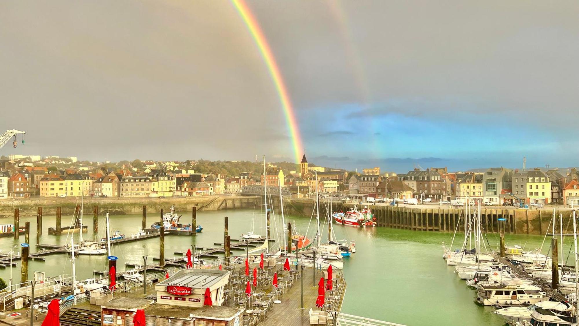 La Dunette - Splendide Vue Port Avec Les Bateaux Dieppe Bagian luar foto