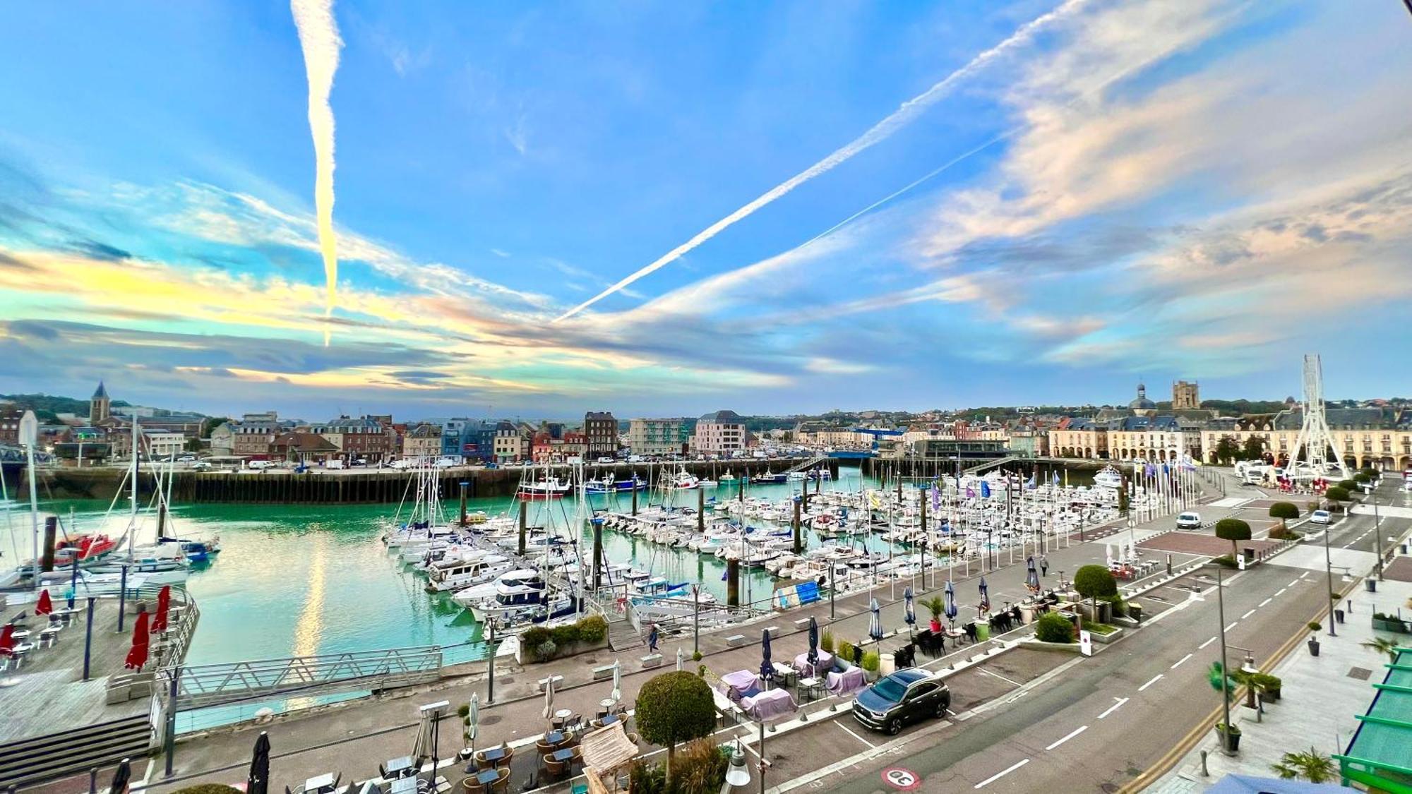 La Dunette - Splendide Vue Port Avec Les Bateaux Dieppe Bagian luar foto